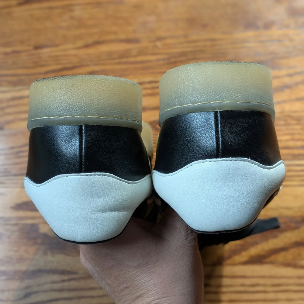 Steve Madden Black and White Women's Sneakers - Picture 5 of 7